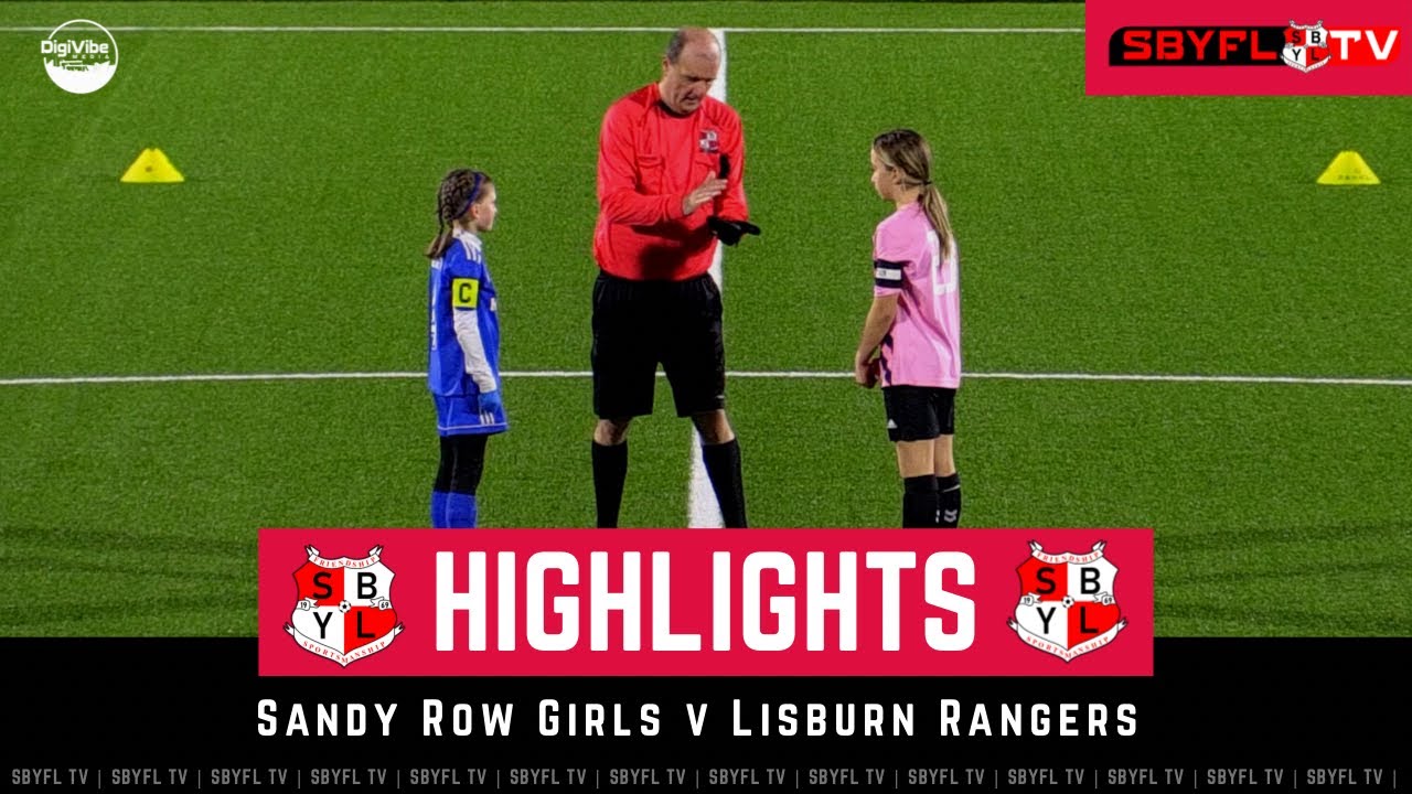 Sandy Row Girls v Lisburn Rangers - Under 12 Girls Cup Final - December ...
