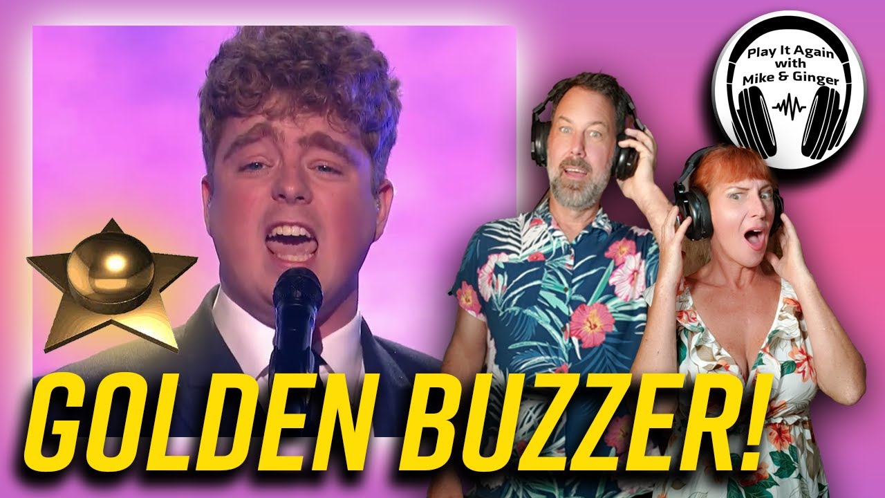 THE SOUND OF THE GOLDEN BUZZER! Mike & Ginger React to TOM BALL on AGT