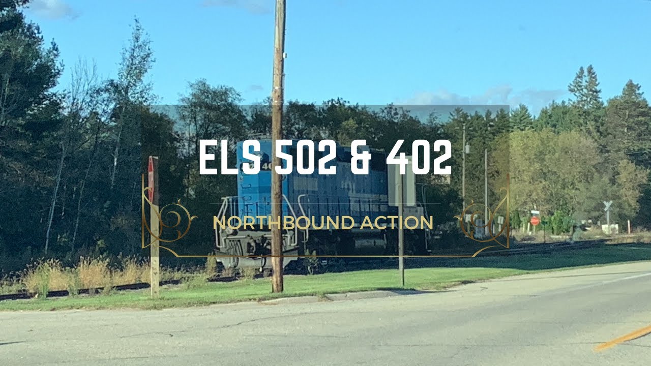 ELS 502 & 402 | Switching at the Beecher, WI Log Yard