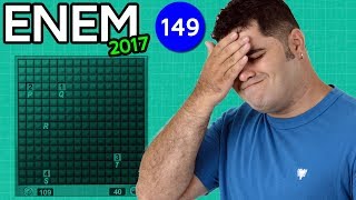 🔥 ENEM 2017 Matemática #14 👉 Probabilidade no Campo Minado (questão difícil)