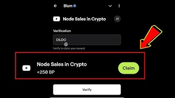 Node Sales in Crypto Blum Video Code |Node Sale in Crypto Blum Today Verification Keyword Today Code