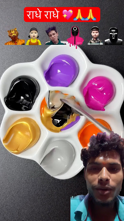 Guess the mixed colour of squidgame6 (part 11) #squidgame3 #squidgame2 #squad #colormixing #asmr