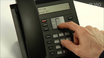 OpenScape IP 35G Video Tutorial | Dialling From the Caller List