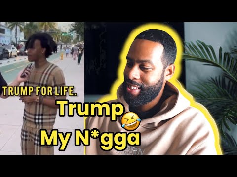 Blacks In The HOOD Support DONALD TRUMP 2024 🇺🇸 Hilarious Street Interview 😂