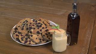 Recipe: Blueberry Oatmeal Pancakes and Summer Stone Fruit Smoothie - BJC Cooks!