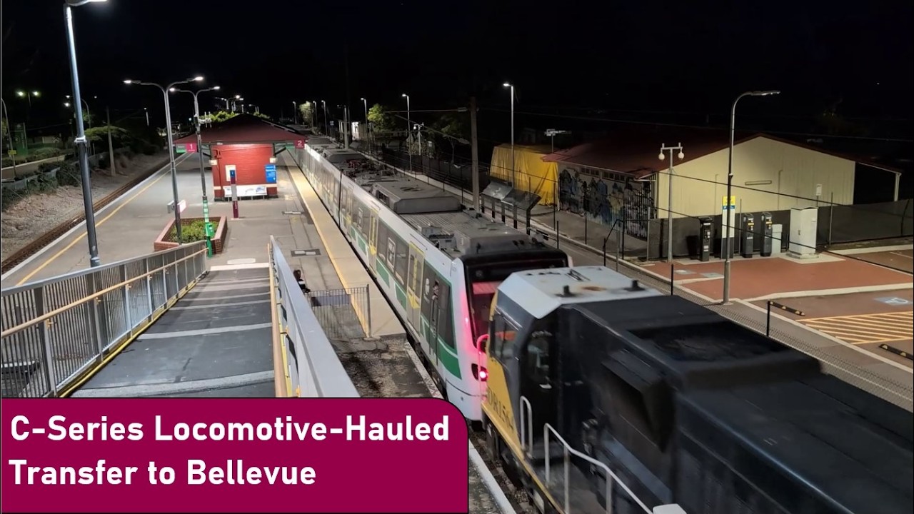 C-Series Locomotive-Hauled Transfer to Bellevue