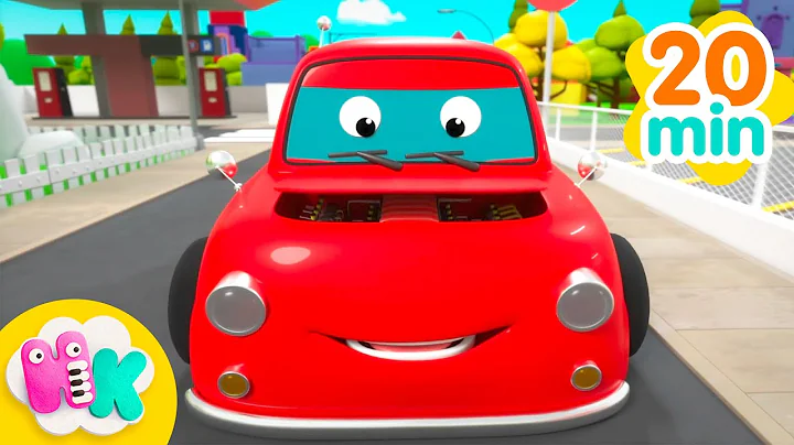 The Red Car Song 🚘 Songs for Kids | HeyKids Nursery Rhymes | Animaj Kids