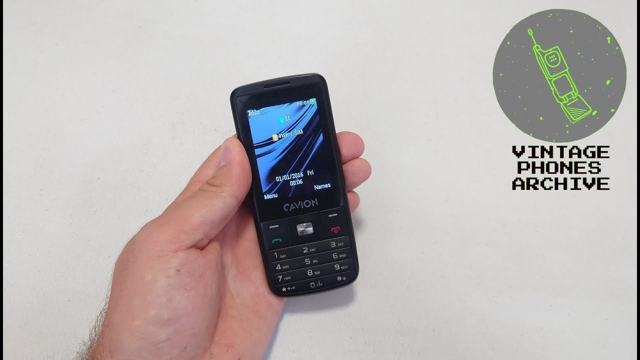 Cavion Base 2.4 Mobile phone menu browse, ringtones, games, wallpapers