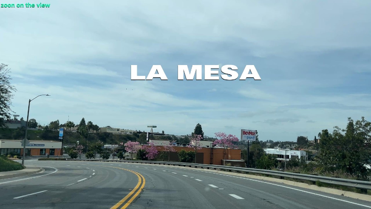 Relaxing Drive From La Mesa To Lake Murray | Peaceful San Diego California Scenic Route.