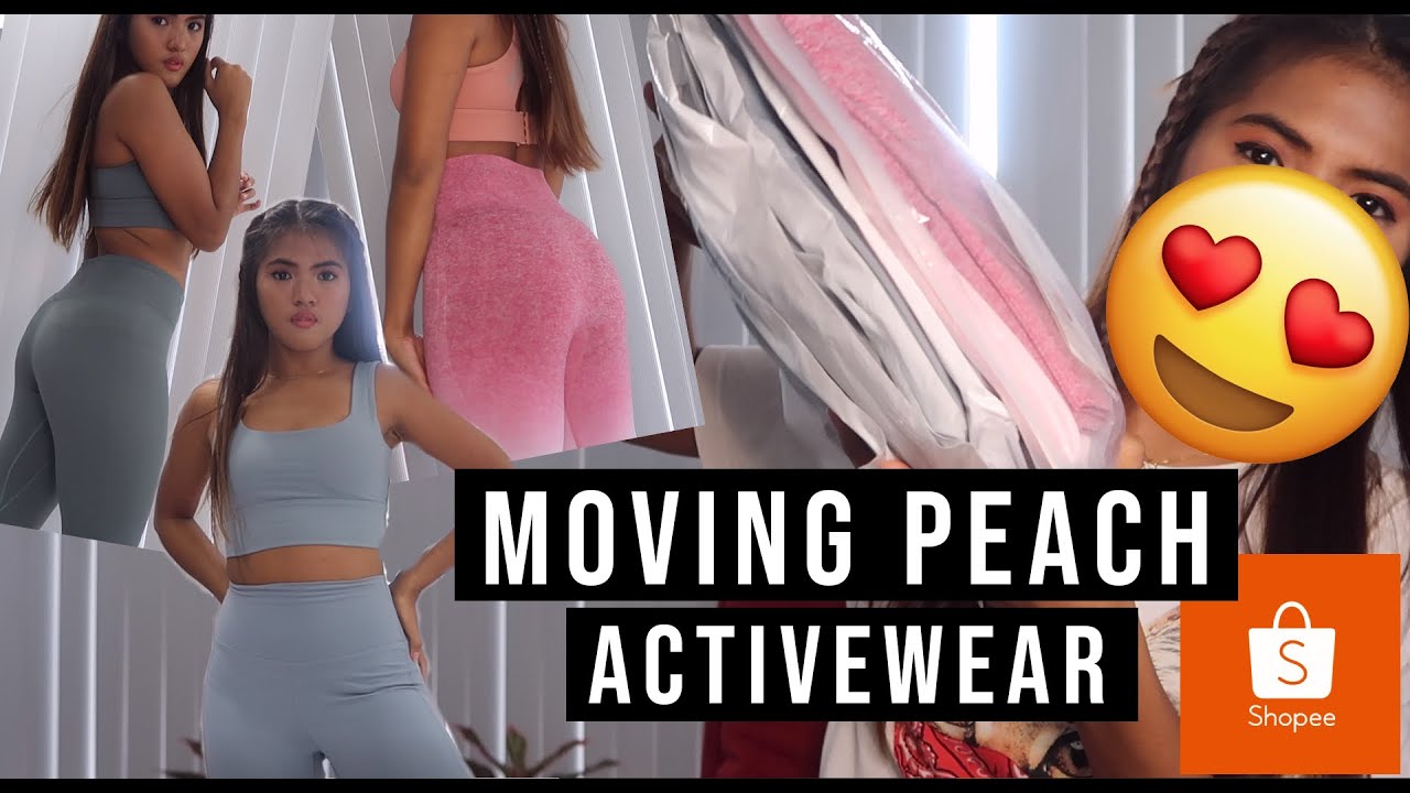  SHOPEE  AFFORDABLE GYM CLOTHES ACTIVE WEAR FT MOVING  