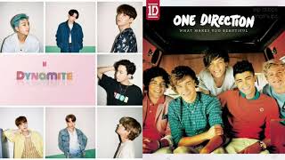 dynamite X what makes you beautiful (Mashup) - BTS, One Direction