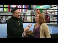 Kathy Duva Interview at Kovalev Media Workout - UCN EXCLUSIVE