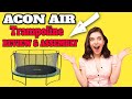 ACON AIR TRAMPOLINE REVIEW - SECRET ASSEMBLY TIPS UNBOXING FULL ASSEMBLY  TIMELAPSE