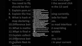 Cognizant Automation Testing Interview Questions for Automation Testers