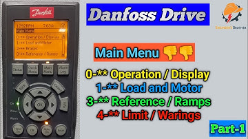Danfoss Drive Parameter Setting // Complete VFD Programming // Part-1