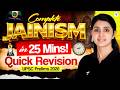 Complete JAINISM in 25 MINS! Last Minute Revision | UPSC Prelims 2026 | Arti Chhawari