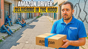 Day In The Life Amazon Delivery Driver: Delivering in the HOOD 😟 #delivery #amazon #amazondelivery