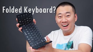 Perfect for Travel - ProtoArc XK01 Full Size Foldable Keyboard