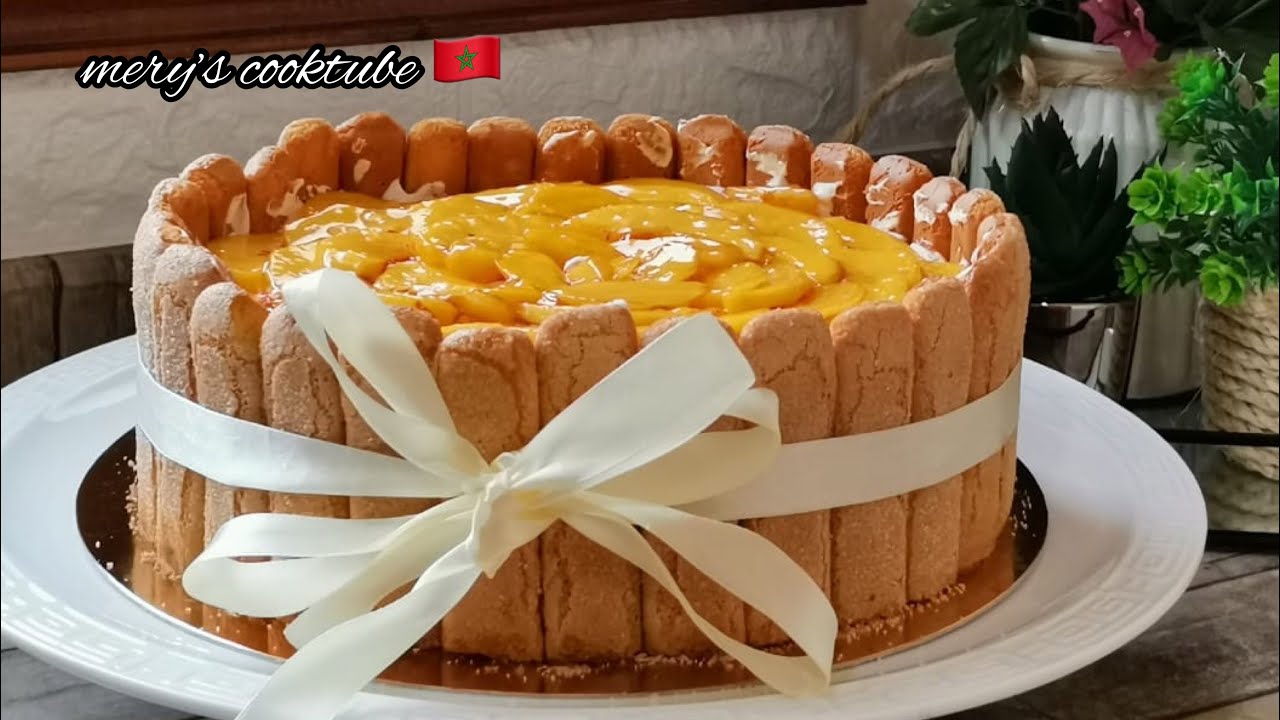 شاغلوت بالخوخ على طريقتي 🍑Charlotte aux pêches