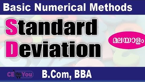 #standarddeviationMalayalam #SDMalayalam #BNM #BNS #BCom