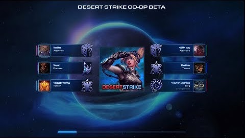 StarCraft II - Desert strike Co-Op Beta - ARTANIS !!