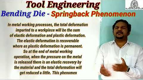 Springback effect in Bending Dies | #Tool Engineering | Anil Karanjkar