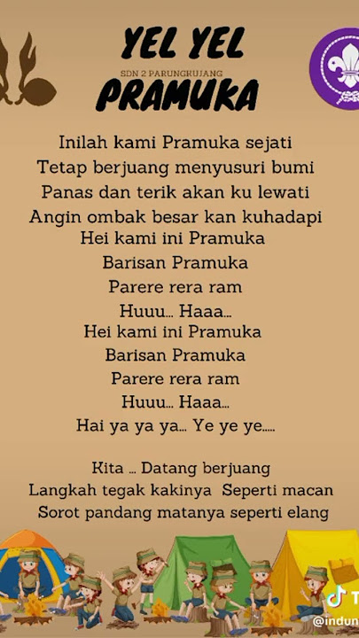 yel yel Pramuka