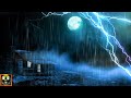 Thunderstorm Sounds with Rain, Heavy Thunder and Loud Lightning Strike Sound Effects to Sleep, Relax