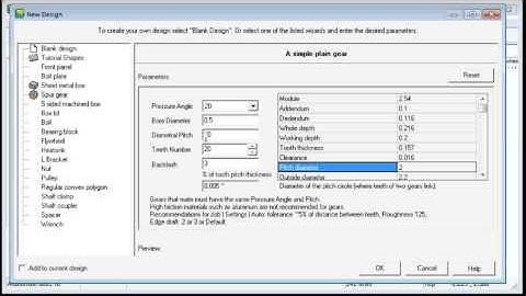 2D Trick 10: How to Create a Spur Gear Using the Design Wizard
