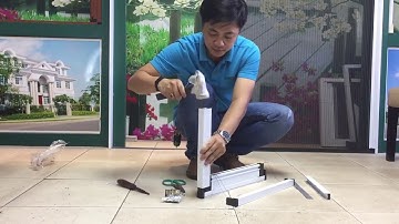 Hướng dẫn lắp đặt cửa lưới xếp chống muỗi Bình Minh