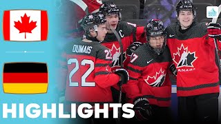 Canada vs Germany | Highlights | U20 World Juniors Championship Hockey 31-12-2023