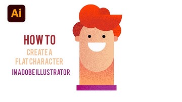 How to Create a Flat Character in Adobe Illustrator✨️