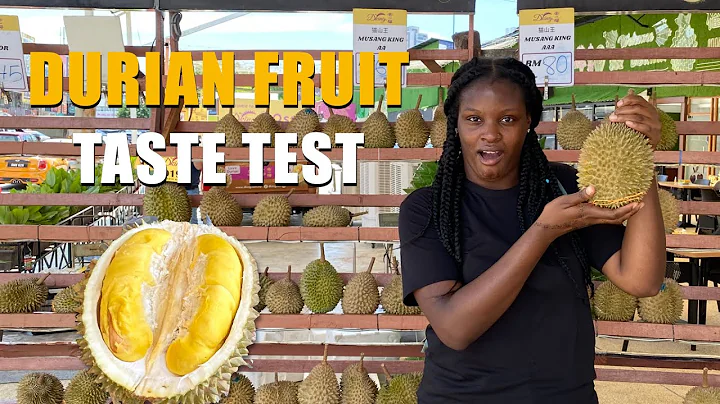 AMERICANS First Time DURIAN TASTE TEST In MALAYSIA (smelly fruit reaction)