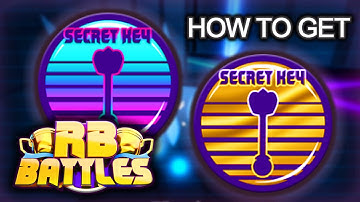 How to get the "Secret Key" and the "Secreter Key" Badges in RB BATTLES (Roblox Battles)