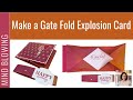 🔴A Gate Fold Explosion Card Tutorial That Will Blow Your Mind