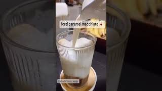 Iced caramel macchiato ?shortsvideo diyhome cozyliving homedecor ikeaphilippines