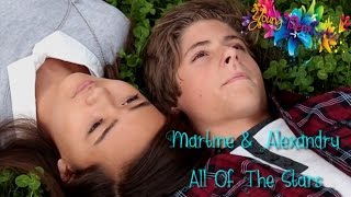 Martine & Alexandru ♪ All Of The Stars (Lyrics)