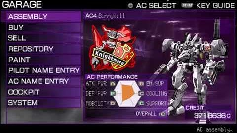 Armored Core 3 Silent Line 5/8/18 Javelin Pro Cow Arena Initial Run