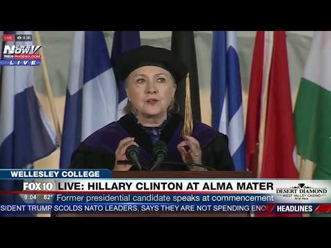 Hillary Clinton Jokes About Pizzagate At Wellesley College