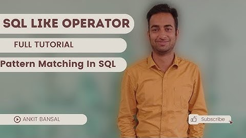 How to do Pattern Matching in SQL using Wild Card Characters | Like Operator in SQL
