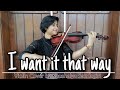 Backstreet Boys- I Want It That Way | Violin cover by Kaushalya Sandagiri.