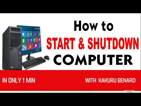 Computer Basics: How to Start and Shutdown Your Computer