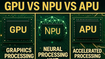 “GPU vs NPU vs APU – What’s The REAL Difference?”