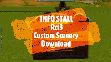 RollerCoaster Tycoon 3 Custom Scenery Download INFO STALL Rct3 Custom Content