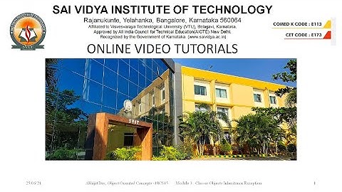 Object Oriented Concepts-18CS45- Unit 2