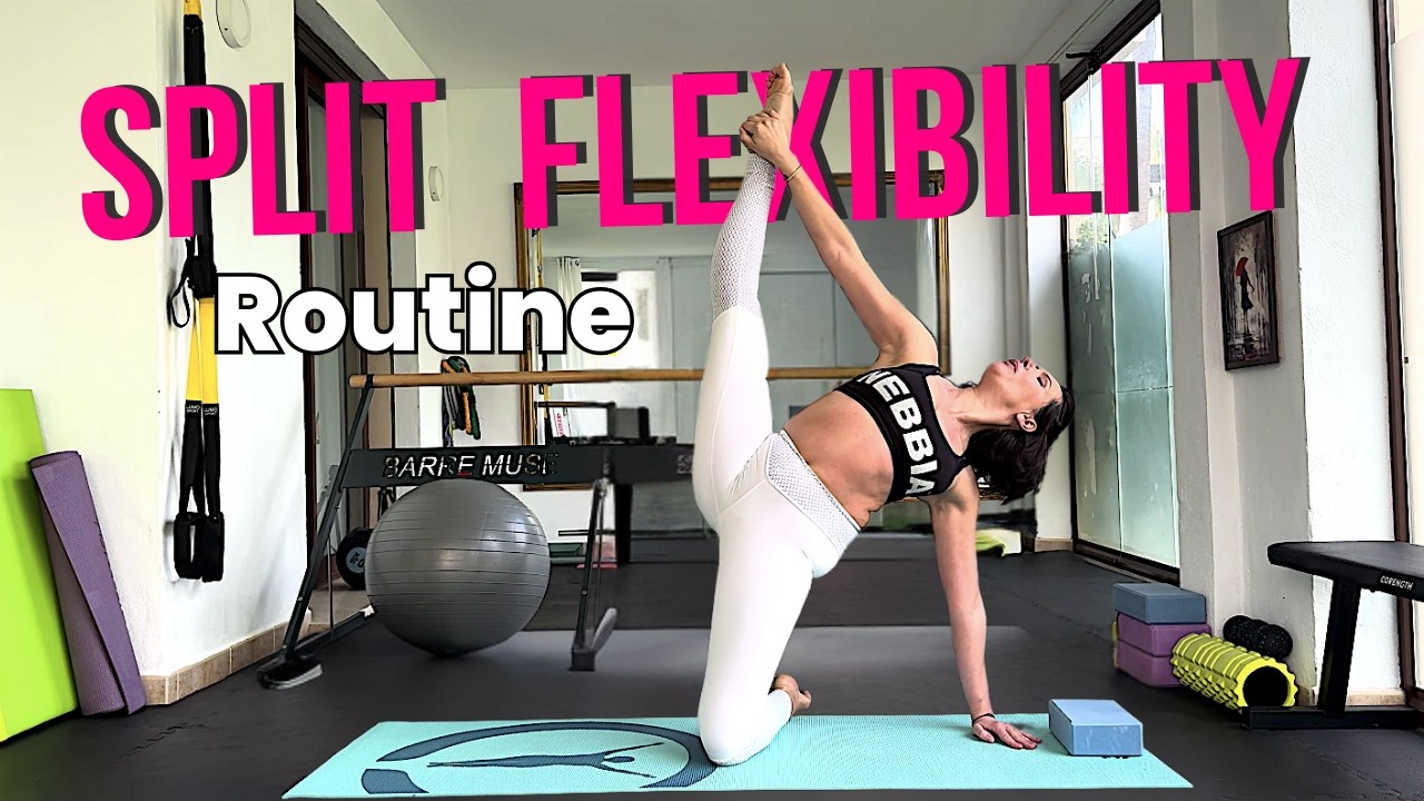Middle Split Flexibility Routine for Deep Hip Opening! 4k