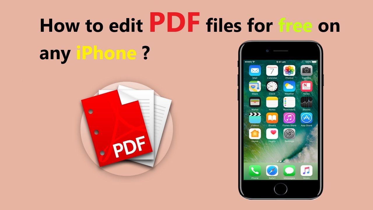  New How to edit PDF files for free on any iPhone ?