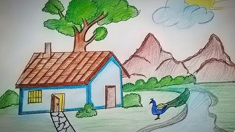 How to draw scenery video ( Part -1 )