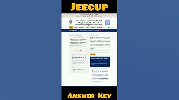 JEECUP| Polytecnic Answer Key 2025|| Answer key kaise check kare||