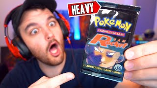 I OPENED A 1st EDITION TEAM ROCKET *HEAVY* PACK!!! (OMG)